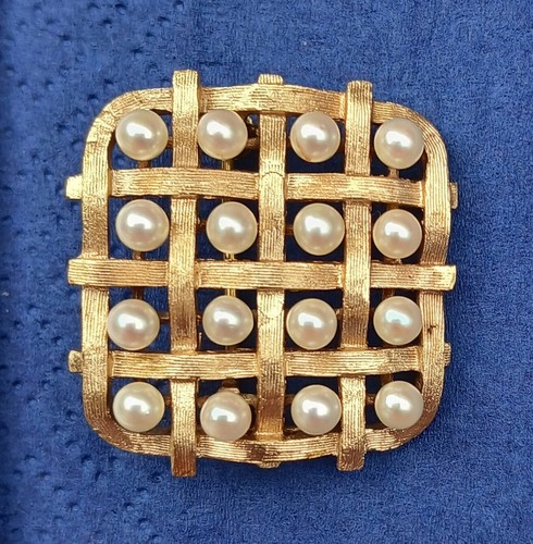 70er jahre brosche gold 585 - jahre,