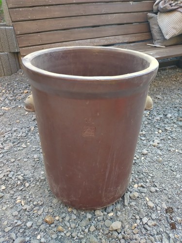Großer vintage sauerkrauttopf - großer,