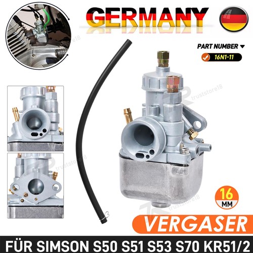 Vergaser 16n1 16mm für - 16n1‑11,