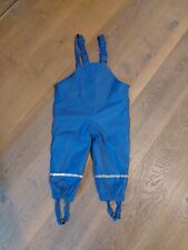Matschhose Regenhose Kleinkind GR 86-92 blau  Latzhose 