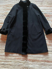 Hucke  Damenmantel Webpelz Wolle Gr.ca. XL neuwertig