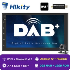 Doppel 2 DIN Android 15 DAB+ AUTORADIO Navigation GPS NAVI BLUETOOTH USB 2+64GB