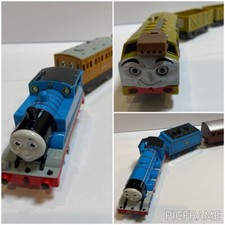 Thomas & Friends TOMY Plarail Diesel Rare 2 Brown Trucks Talking Thomas Gordon