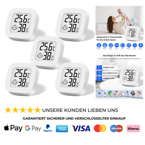 Digital hygrometer mini - 5x,