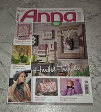 Anna 10/2013 Heft + Arbeitsbogen Herbst-Trends Advents-Deko Häkeln Sticken Nähen