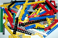 Konvolut 100 St. Lego Technic Lochstangen, Lochbalken, Liftarme Technik