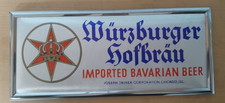 Bier Schild Werbung Imoglas Brauerei Hofbräu Würzburg