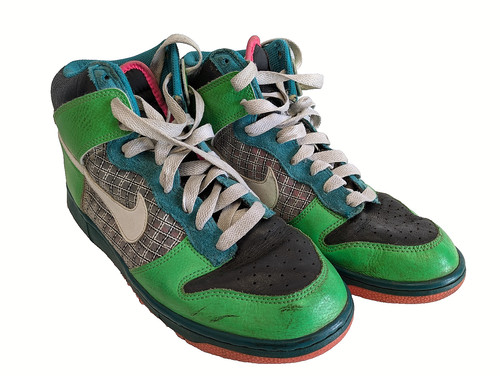 Nike dunk high neon green - nike,