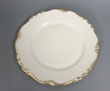 Kuchenteller Teller Edelstein Maria Theresia Elfenbein / Gold 19,5 cm