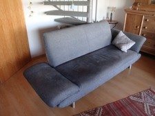 Sofa  2  1/2 Sitzer  200x80x86 und Sessel 60x70x80 Koinor Dunkelgrau
