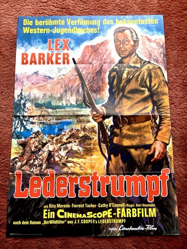 Lederstrumpf kinoplakat poster - kinoplakat,