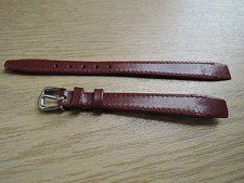 Graf Leder Uhrenarmband rotbraun 12mm  b59a