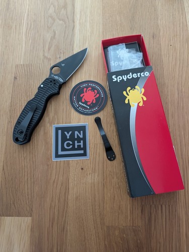 Spyderco para3 salt black - para3,