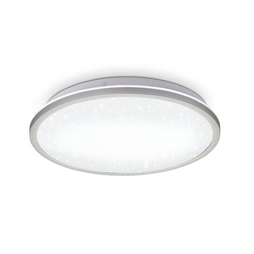 Led deckenleuchte silber - deckenleuchte, rund