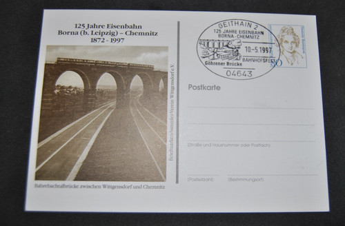 Postkarte sonderstempel 125 - sonderstempel,
