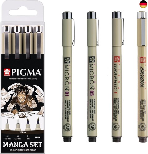 Pigma manga stifte set - pigma, manga-stifte-set