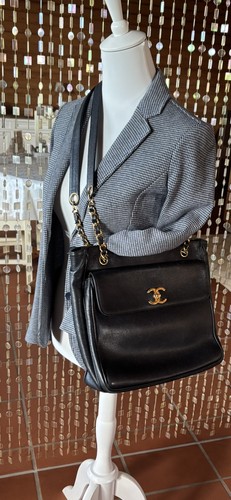 Chanel caviar chain tote - chanel,
