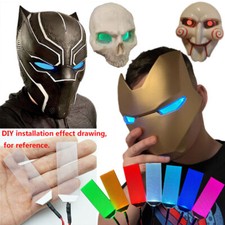 Biegbare DIY LED Licht Augen für Cosplay Maske Augenlicht Zubehör Requisiten N01