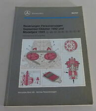 Werkstatthandbuch Mercedes W124 400 E R129 SL C140 SEC 500 600 von 1992