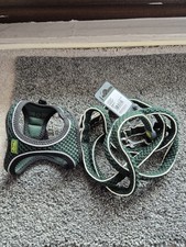 Katzengeschirr + Leine Fast Unbenutzt Etikett vorhanden XXS - XS Grün