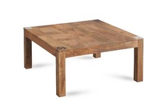 Couchtisch 80x80cm Massivholz