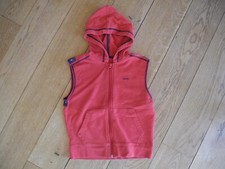 coole ESPRIT Kapuzeneste Hoodie Sweatjacke 122 128 rot Pulli Sweatshirt Junge