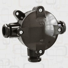 Vintage Abzweigdose Bakelit