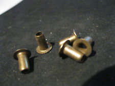 5 stk. HOHLNIETEN / UNTERTEILE- Kupfer/Messing