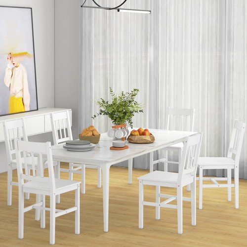 Homcom esszimmerstuhl 6er set - 6er,