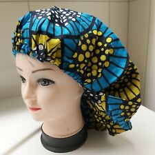 Afrikanische Muster Satin Gefüttert Frauen Bonnet, Ankara print bonnet 