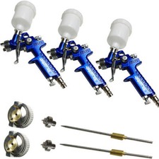 MINI HVLP Spritzpistolen Lackierpistolen 1,0mm / 0,8mm / 0,5mm Rostfrei Düsen