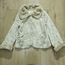 Vintage Kunstfell Jacke Mantel