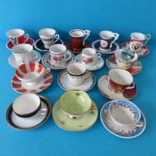 Mokkatasse Untertasse Porzellan Sammeltasse Konvolut Vintage Espressotasse Tasse