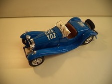 Roadster blau Miniatur Auto Oldtimer ca. 7 x 17 cm (gR)