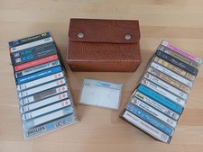 27 Musikkassetten MC originale und bespielte und Kassettenbox