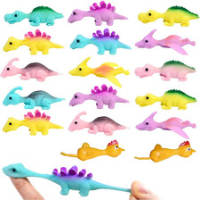 17 Stück Schleuder Dinosaurier Hühner Spielzeug Anzug, Slingshot Dinosaur Finger