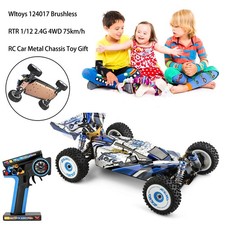 NEU Wltoys 124017 Brushless RTR 1/12 2.4GHZ 4WD 75km/h RC Car mit 2Batterien