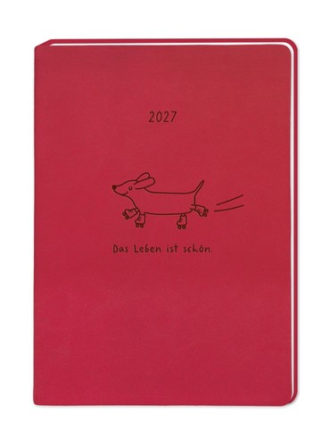 Terminplaner lederlook 2027 - terminplaner,