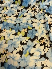 5,8 Meter Chiffonstoff schwarz