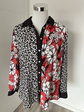 Amy Vermont Bluse Gr. 42, Damen, Schwarz, Langarm ☀️