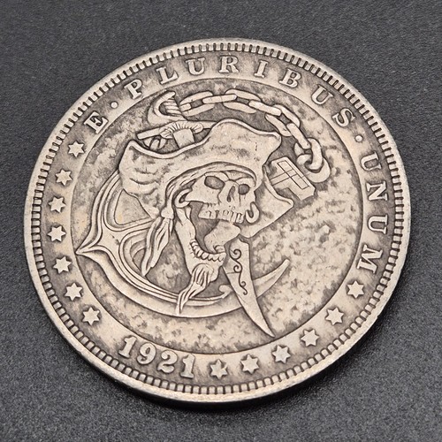 Edc coin münze 7cm - 3,7cm, pirat