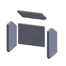 Feuerraumauskleidung Passend für Wodtke Bo** Kamin & Ofen 4-teilig