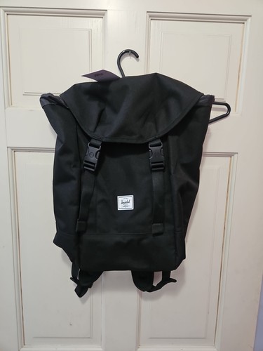 Herschel black backpack with - black,