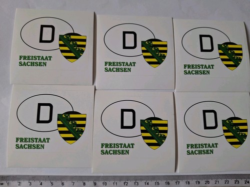 Aufkleber freistaat sachsen - ,