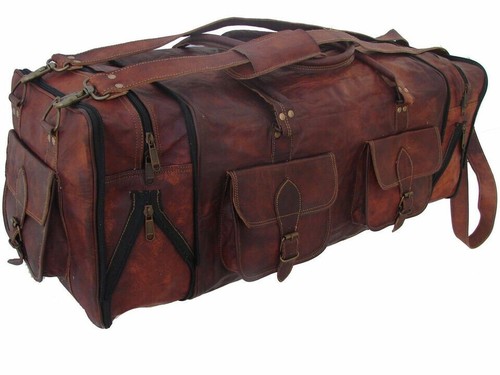 Parry leather world duffle bag - leather,
