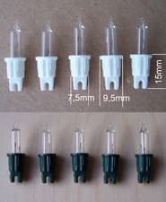 5 Stück Ersatzlampen für 10er 20er 35er 50er 100er Mini Lichterkette z.B. Hellum