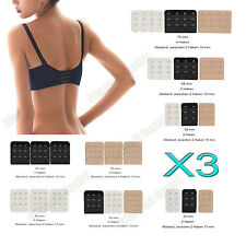 3er set BH Verlängerung Erweiterung 3 Farben Vergrößern Verschluss 2/3/4 Haken