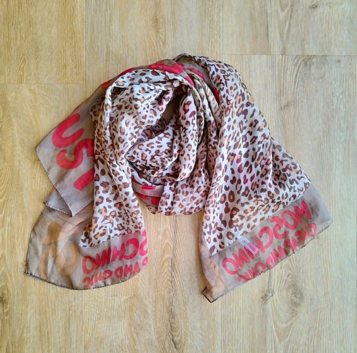 Moschino seiden schal - seiden,