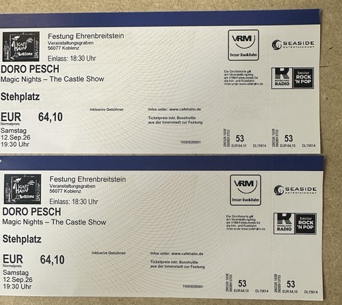 Tickets doro pesch magic - doro,