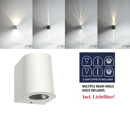 Designer led außenwandleuchte - led,